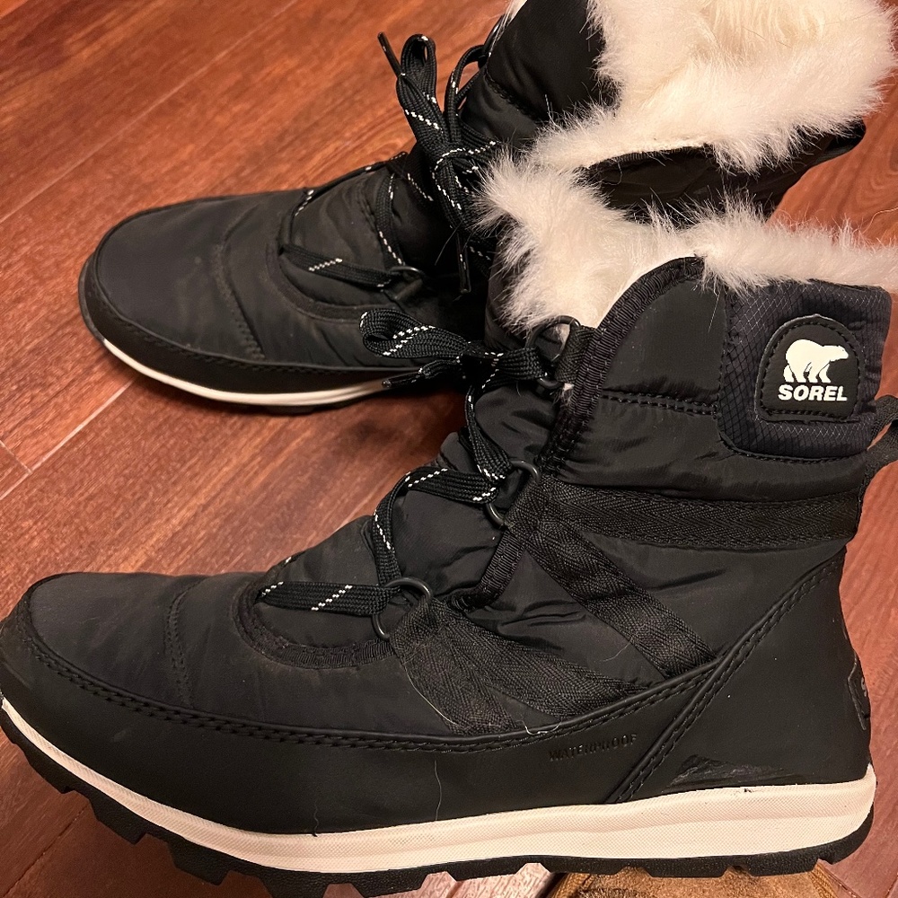 Sorel Black Winter Boots Size 9